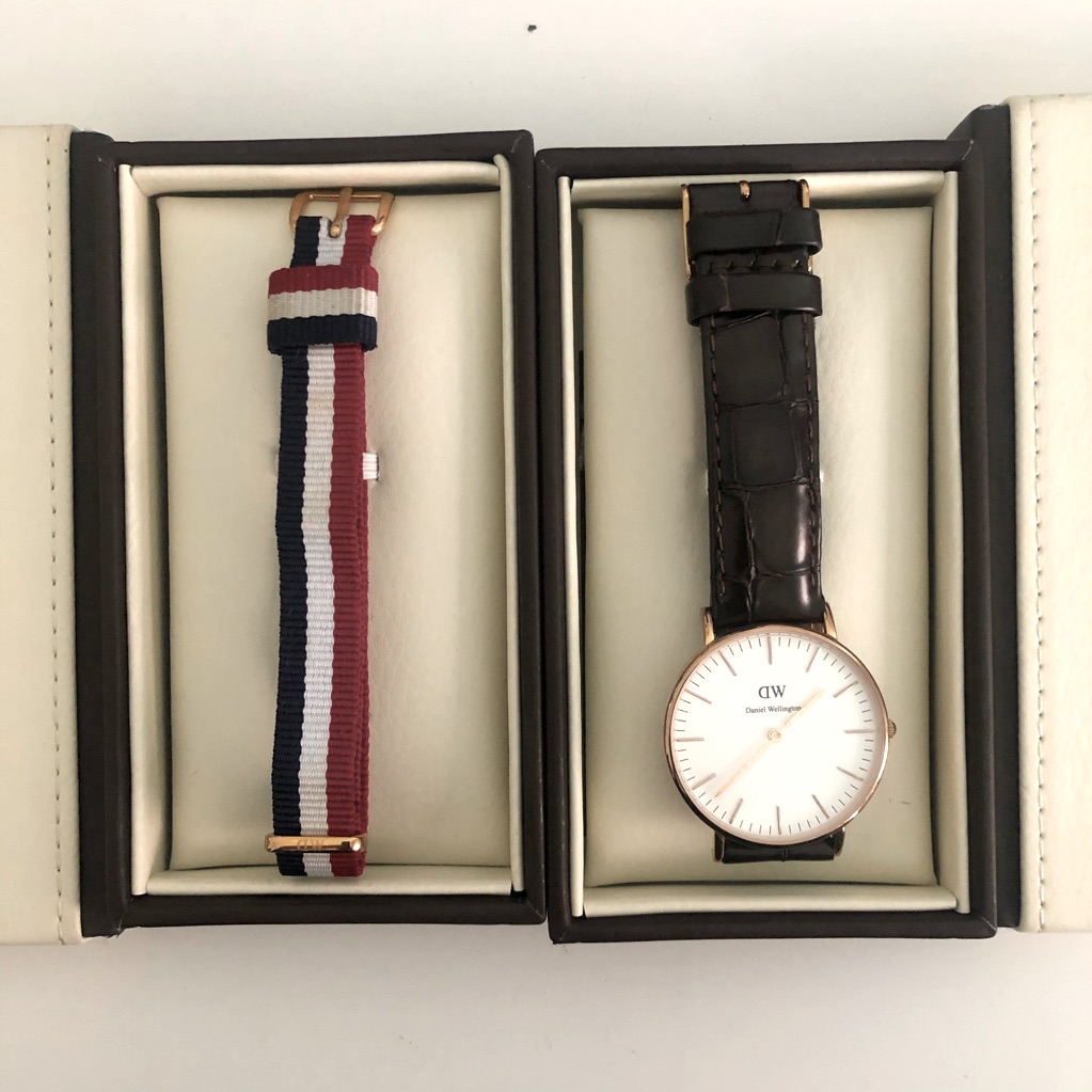 Daniel Wellington Rose Gold Watch & Straps